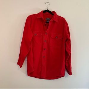 (Sold) Woolrich | Red Flannel Button Down | M